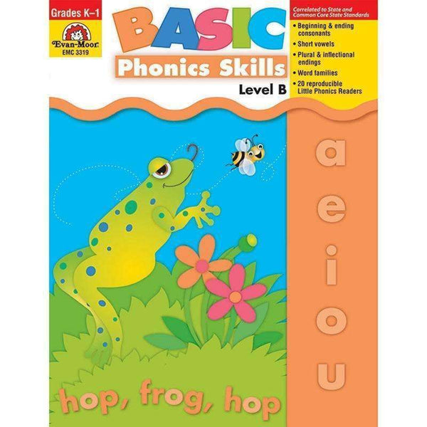 BASIC PHONICS SKILLS LEVEL B-Learning Materials-JadeMoghul Inc.