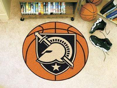 Round Area Rugs U.S. Armed Forces Sports  US Military Academy Basketball Mat 27" diameter
