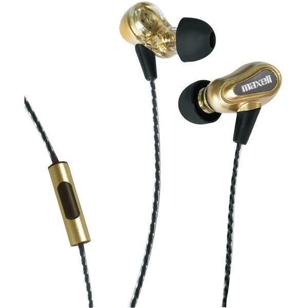 Bass 13(TM) Dual-Driver In-Ear Earbuds with Microphone-Headphones & Headsets-JadeMoghul Inc.