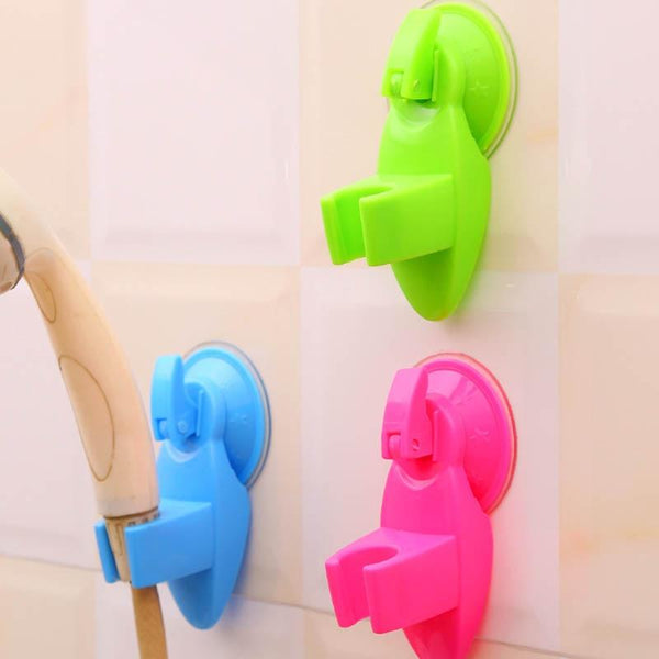 Bathroom Strong Attachable Shower Head Holder Movable Bracket Powerful Suction ShowerSeat Chuck Holder Suction Cup JadeMoghul Inc. 