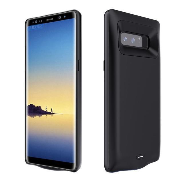 Battery Charger Case For Samsung Galaxy Note 8 Battery Case Power Bank Pack External Charger Cover Note8 Charge Backup Extra-Black for Note 8-JadeMoghul Inc.