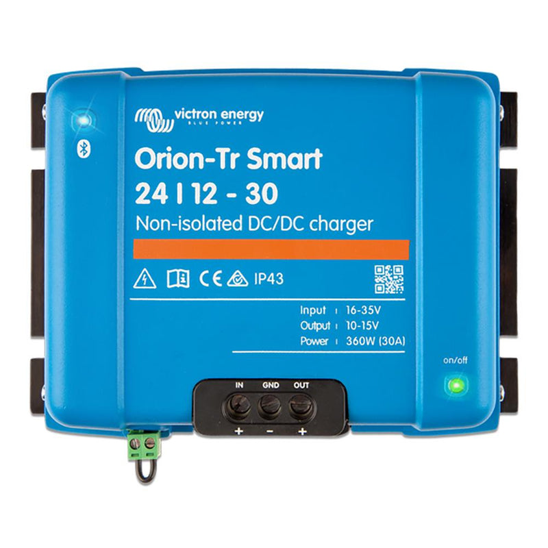 Battery Chargers Victron Orion-TR Smart 24/12-30 30A (360W) Non-Isolated DC-DC or Power Supply [ORI241236140] Victron Energy