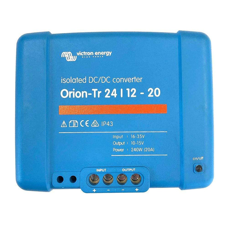 Battery Management Victron Orion-TR DC-DC Converter - 24 VDC to 12 VDC - 20AMP Isolated [ORI241224110] Victron Energy