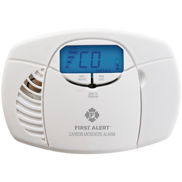 Battery-Powered Carbon Monoxide Alarm with Backlit Digital Display-Fire Safety Equipment-JadeMoghul Inc.