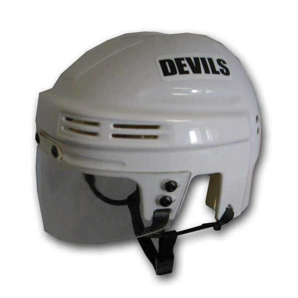 Bauer NHL Player Mini Helmet - New Jersey Devils - White-Sporting Goods-JadeMoghul Inc.