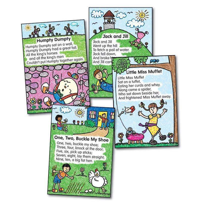 BB SET NURSERY RHYMES KID-DRAWN 8-Learning Materials-JadeMoghul Inc.