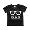 BC134 t shirt boys cotton Short SleeveT Shirts For Girls Black White T-shirts baby tops boys t shirts children's clothing retail-as picture 4-4T-JadeMoghul Inc.