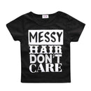 BC134 t shirt boys cotton Short SleeveT Shirts For Girls Black White T-shirts baby tops boys t shirts children's clothing retail-as picture 5-4T-JadeMoghul Inc.