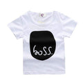 BC134 t shirt boys cotton Short SleeveT Shirts For Girls Black White T-shirts baby tops boys t shirts children's clothing retail-as picture 7-4T-JadeMoghul Inc.