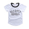 BC134 t shirt boys cotton Short SleeveT Shirts For Girls Black White T-shirts baby tops boys t shirts children's clothing retail-as picture 8-4T-JadeMoghul Inc.