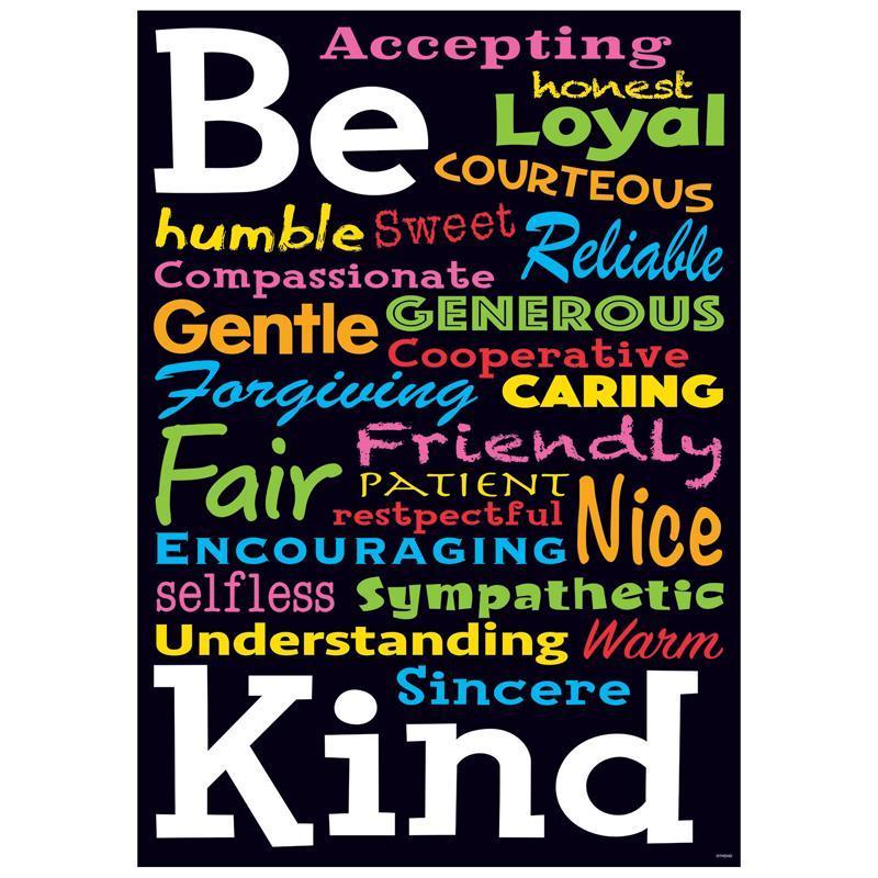 BE KIND ARGUS POSTER-Learning Materials-JadeMoghul Inc.