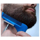 Beard Bro Hair Trimmers Beard Shaping Styling Man Gentleman Beard Trim Template hair cut molding Hair clipper beard modelling-With Packag Blue-JadeMoghul Inc.