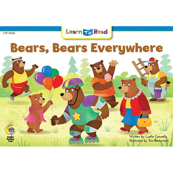 BEARS BEARS EVERYWHERE LEARN TOREAD-Learning Materials-JadeMoghul Inc.