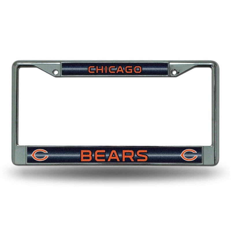 Cute License Plate Frames Bears Bling Chrome Frame