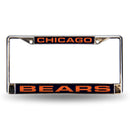 Honda License Plate Frame Bears Blue Laser Chrome Frame