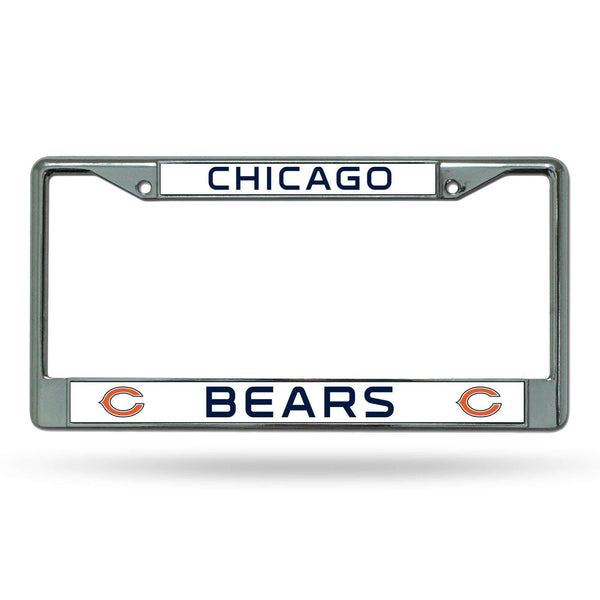 Cool License Plate Frames Bears Chrome Frame