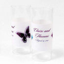 Beautiful Butterflies Mini Luminary Wrap Plum (Pack of 1)-Reception Stationery-Willow Green-JadeMoghul Inc.
