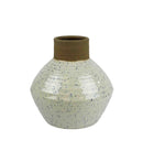 Beautiful Ceramic Vase, White-Vases-White-Ceramic-JadeMoghul Inc.