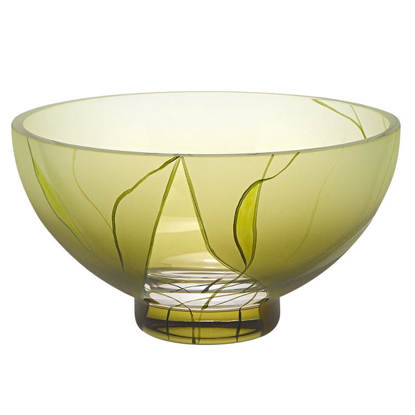 Decorative Glass Bowls - Beautiful Evergreen 7" Bowl