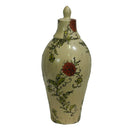 Beautiful Multicolor Ceramic Vase - Benzara-vases-Multicolor-Ceramic-Shiny-JadeMoghul Inc.