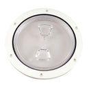 Beckson 6" Clear Center Screw Out Deck Plate - White [DP60-W-C]-Deck Plates-JadeMoghul Inc.