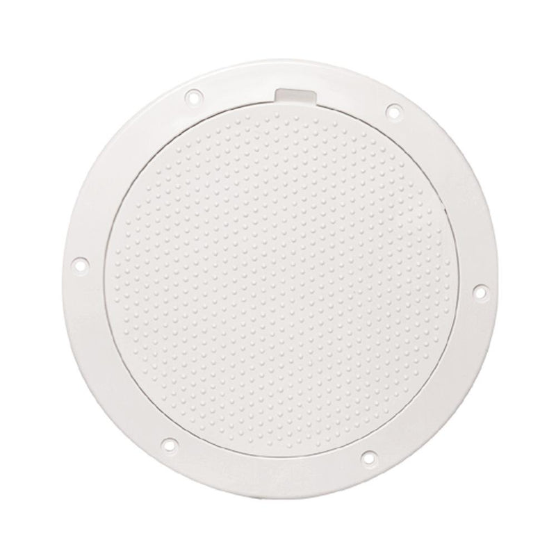 Beckson 6" Non-Skid Pry-Out Deck Plate - White [DP63-W]-Deck Plates-JadeMoghul Inc.