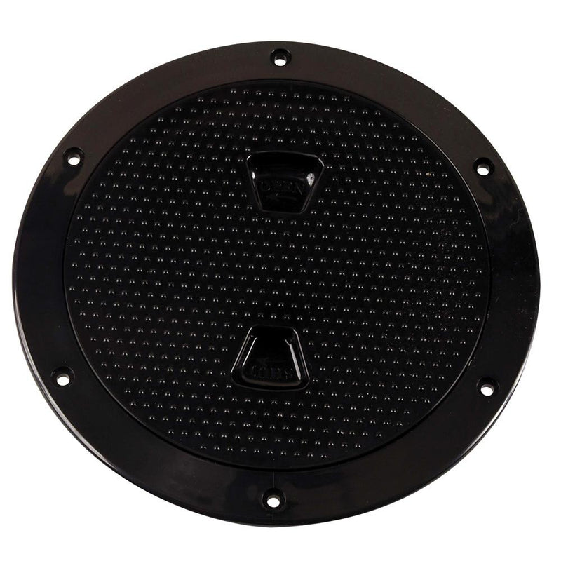 Beckson 6" Non-Skid Screw-Out Deck Plate - Black [DP62-B]-Deck Plates-JadeMoghul Inc.