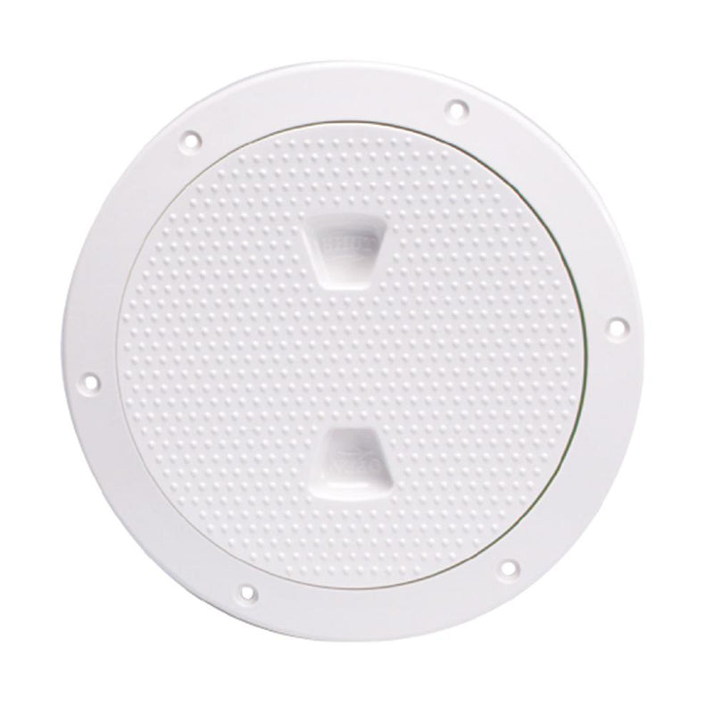 Beckson 6" Non-Skid Screw-Out Deck Plate - White [DP62-W]-Deck Plates-JadeMoghul Inc.