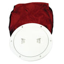 Beckson 6" Stow-Away Deck Plate - White w-12" Bag [DP60BW]-Deck Plates-JadeMoghul Inc.