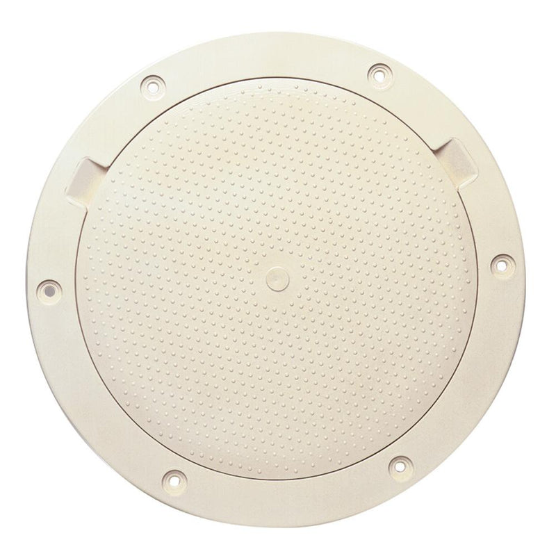 Beckson 8" Non-Skid Pry-Out Deck Plate - Beige [DP83-N]-Deck Plates-JadeMoghul Inc.