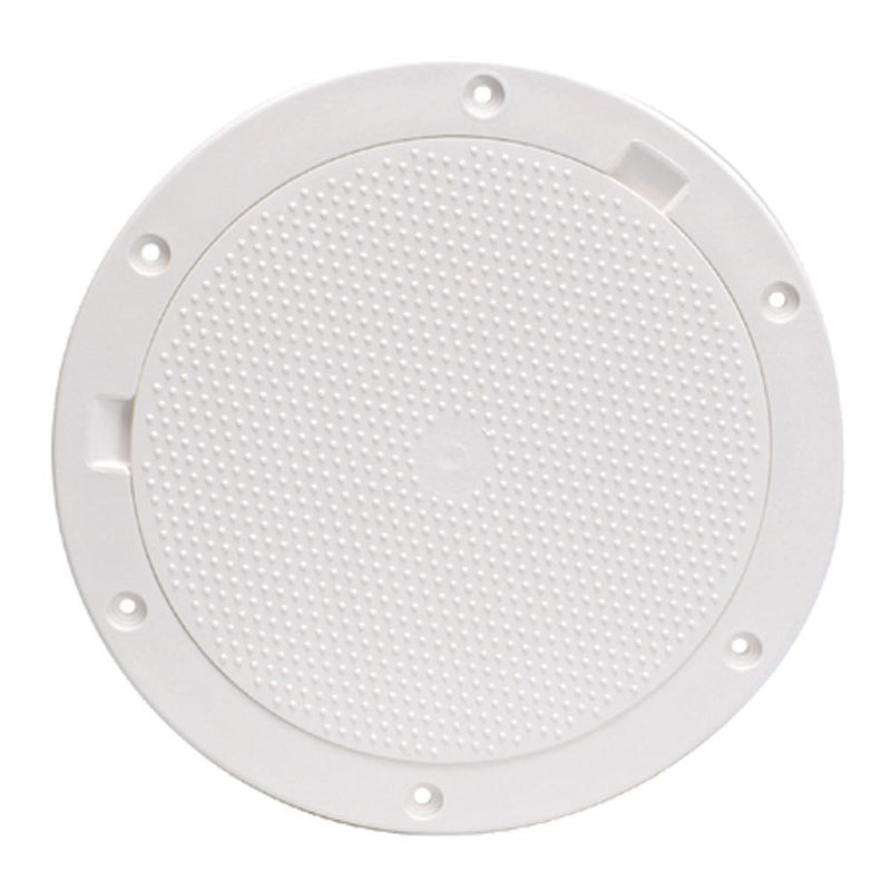 Beckson 8" Non-Skid Pry-Out Deck Plate - White [DP83-W]-Deck Plates-JadeMoghul Inc.