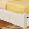 Bed Accessories Omnus Transitional Drawers, White Benzara