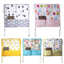Bed Hanging Storage Bag Multi-functional Baby Bedding Muslin Tree Brand Baby Cot Baby Crib Hanging Storage Bag Baby Blanket-as shown-JadeMoghul Inc.