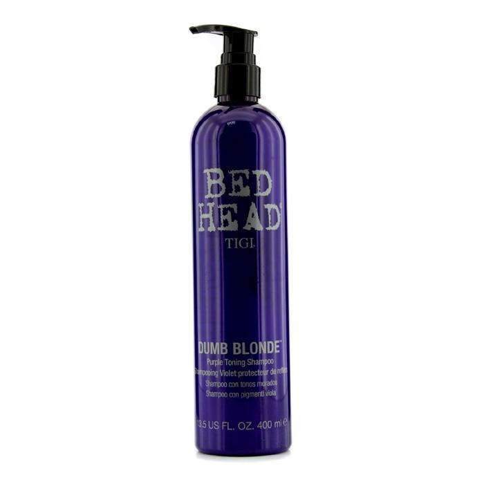 Bed Head Dumb Blonde Purple Toning Shampoo - 400ml-13.5oz-Hair Care-JadeMoghul Inc.