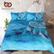 BeddingOutlet Watercolor Dreamcatcher Bedding Set King Blue Bedclothes for Adult Kids Luxury Chinese Style Quilt Cover 3 Pcs-US Twin-China-JadeMoghul Inc.