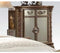 Bedroom Bedroom Chest of Drawers - 43" X 21" X 55" Gold Patina & Bone Patina Chest HomeRoots