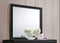 Bedroom Black Mirror - 47" X 1" X 36" Black Glass Mirror HomeRoots
