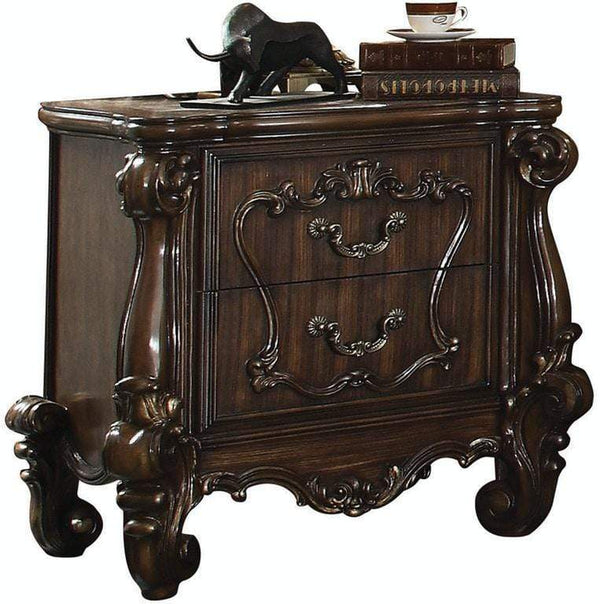 Bedroom Rustic Nightstands - 35" X 23" X 31" Cherry Oak Wood Nightstand HomeRoots