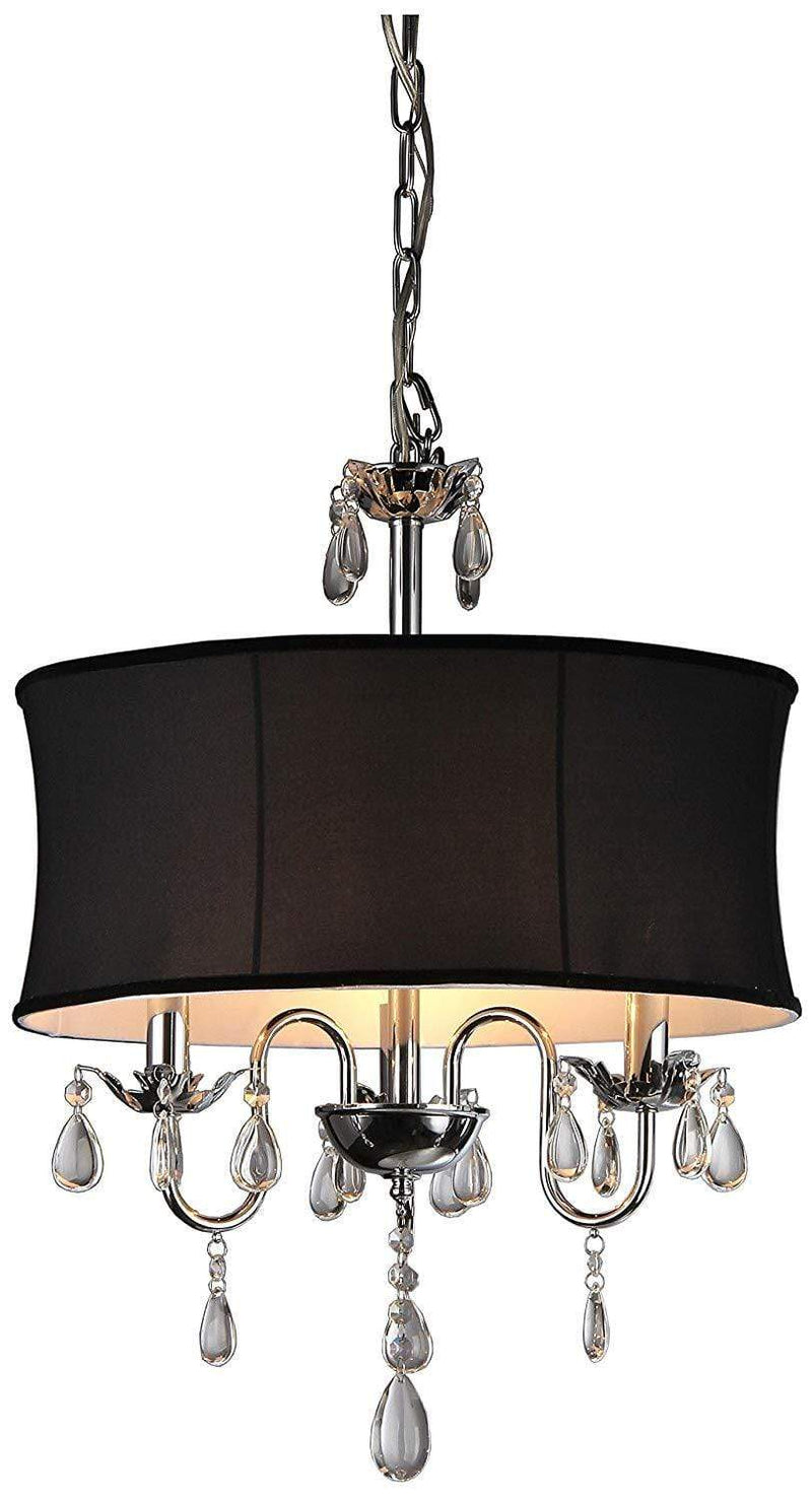 Beds Bedroom Chandeliers - 1-light Vince Crystal Chandelier HomeRoots