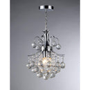 Beds Bedroom Chandeliers - Cyan 3-light Crystal Chandelier HomeRoots