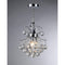 Beds Bedroom Chandeliers - Cyan 3-light Crystal Chandelier HomeRoots