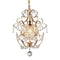 Beds Bedroom Chandeliers - Emily 1-light Gold 11-inch Crystal Chandelier HomeRoots