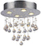 Beds Bedroom Chandeliers - Marks Crystal 4-light Chrome Chandelier HomeRoots