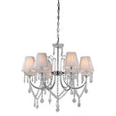 Beds Bedroom Chandeliers - Warehouse of Tiffany Eros White Chandelier HomeRoots