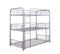 Beds Bunk Beds - 42" X 79" X 74" Silver Metal Triple Bunk Bed - Twin HomeRoots