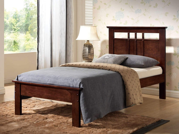 Beds Cheap Twin Bed Frames - 79" X 47" X 41" Twin Cappuccino Bed HomeRoots