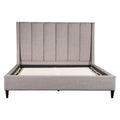 Beds King Bed Frame - 81.5" X 88.2" X 61" Gilded Age King Dove Gray Bed HomeRoots