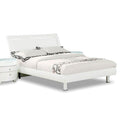 Beds King Beds - 90'' X 95'' X 41'' Modern California King White High Gloss Bed HomeRoots