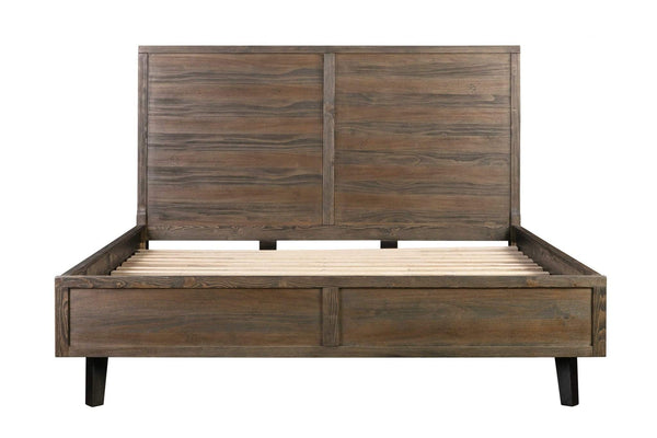 Beds King Beds For Sale - 75" X 87" X 58" Brown Pine Wood King Bed HomeRoots