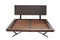 Beds King Beds For Sale - 86" X 95" X 42" Brown/Black Wood Metal King Size Bed HomeRoots